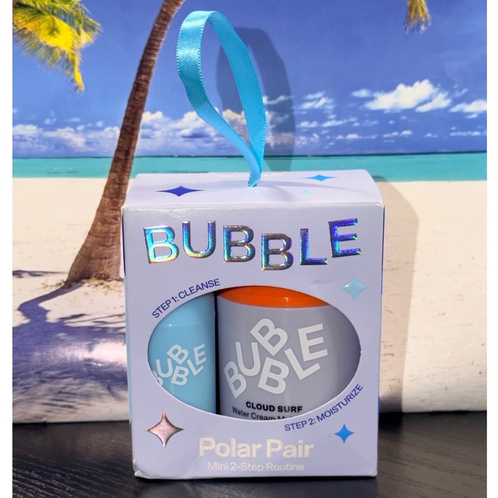 Bubble Skincare Polar Pair Mini 2-Step Routine Fresh Start Cloud Surf Set NEW